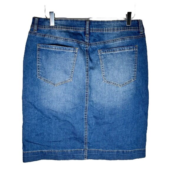 2/$30 One5One Size Large Jen Skirt Mini Zipper Casual - Picture 3 of 5